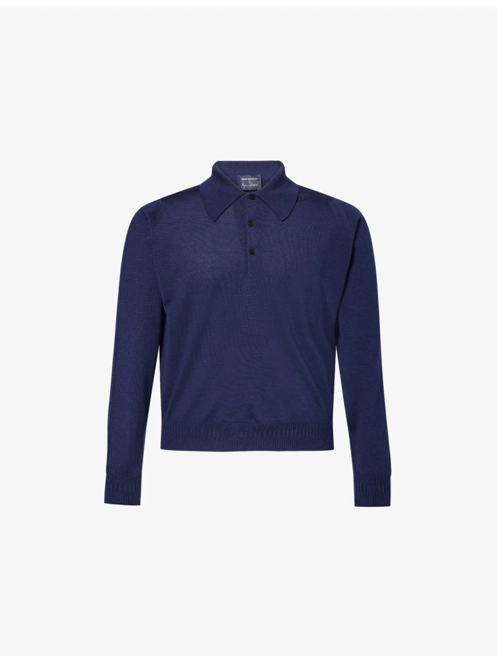 John Smedley x Bill Nighy Cashmere and Silk-Blend Polo T-Shirt - 1