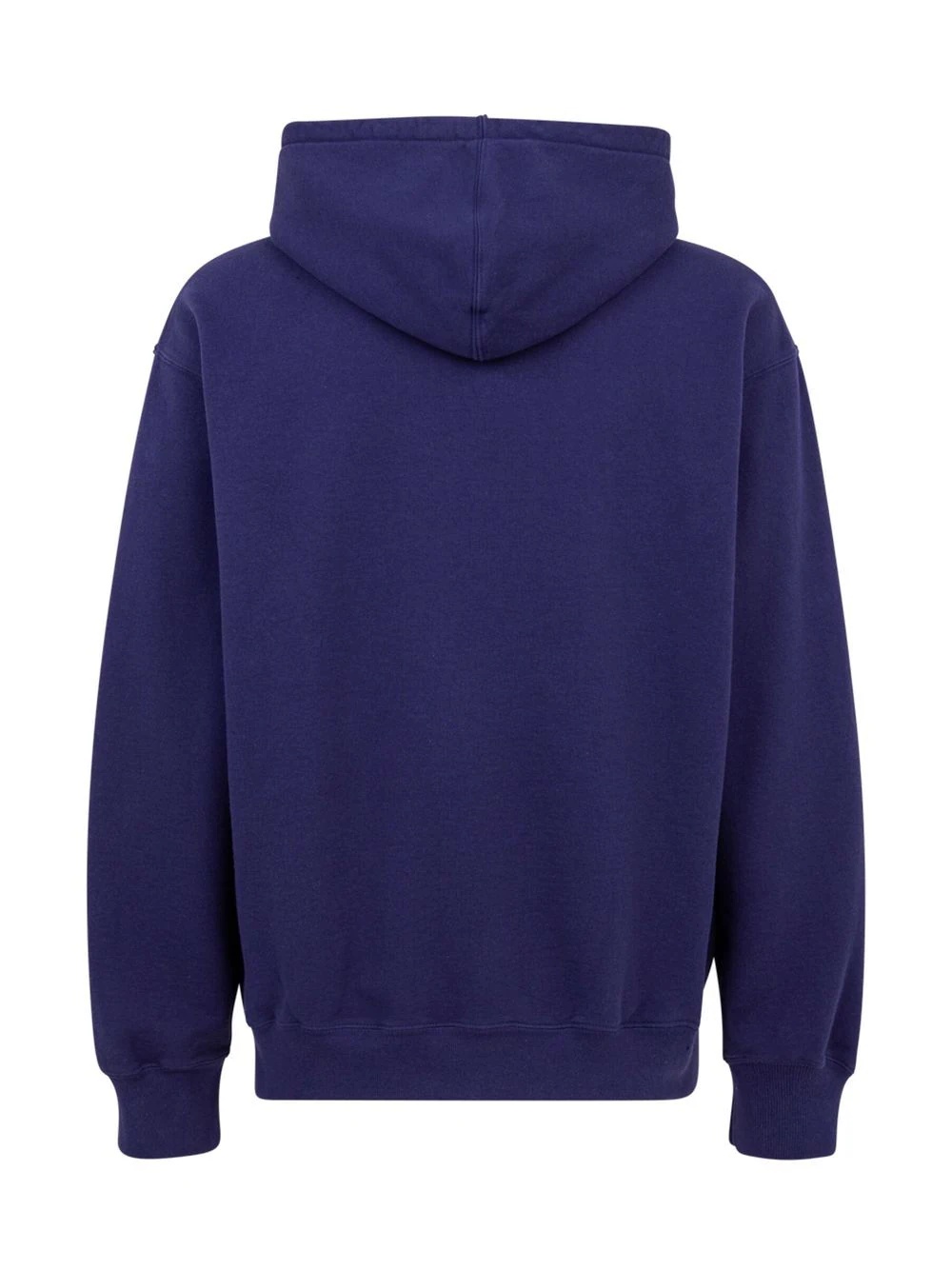 denim-logo hoodie - 3