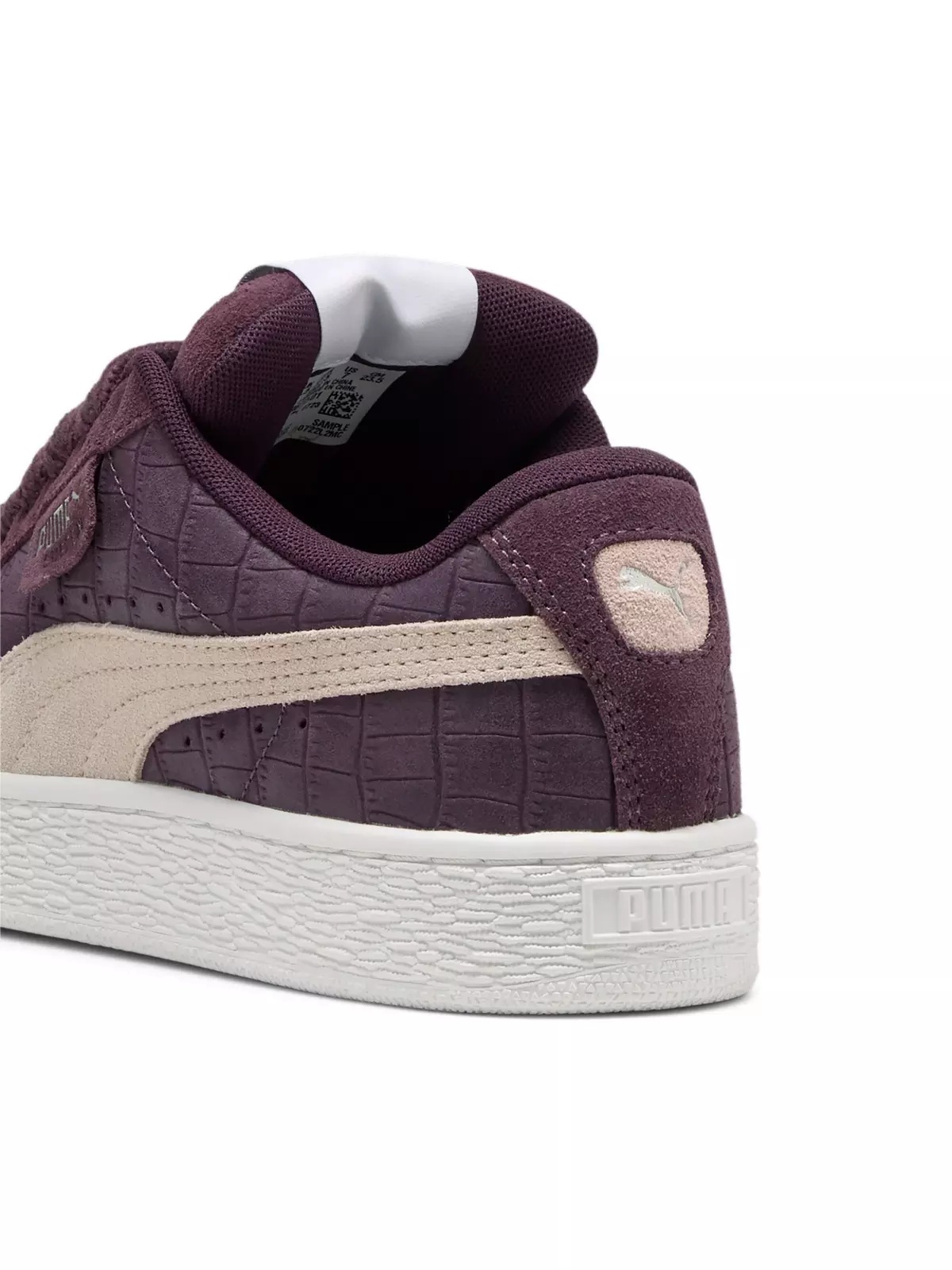 PUMA Suede XL Elevated "Midnight Plum/PUMA White" Women's Shoe - 6