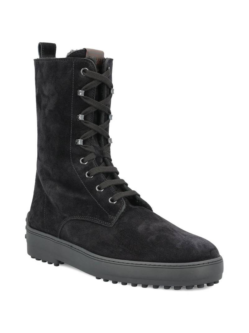 Tod's suede lace-up boots outlook
