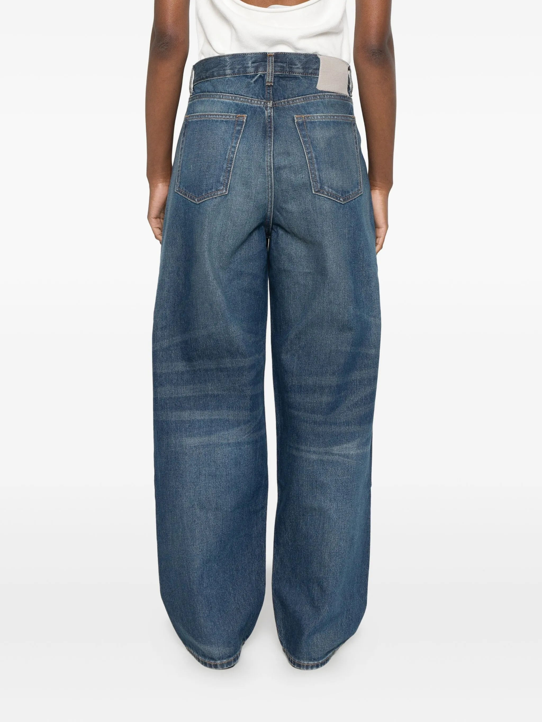 wide-leg jeans - 4