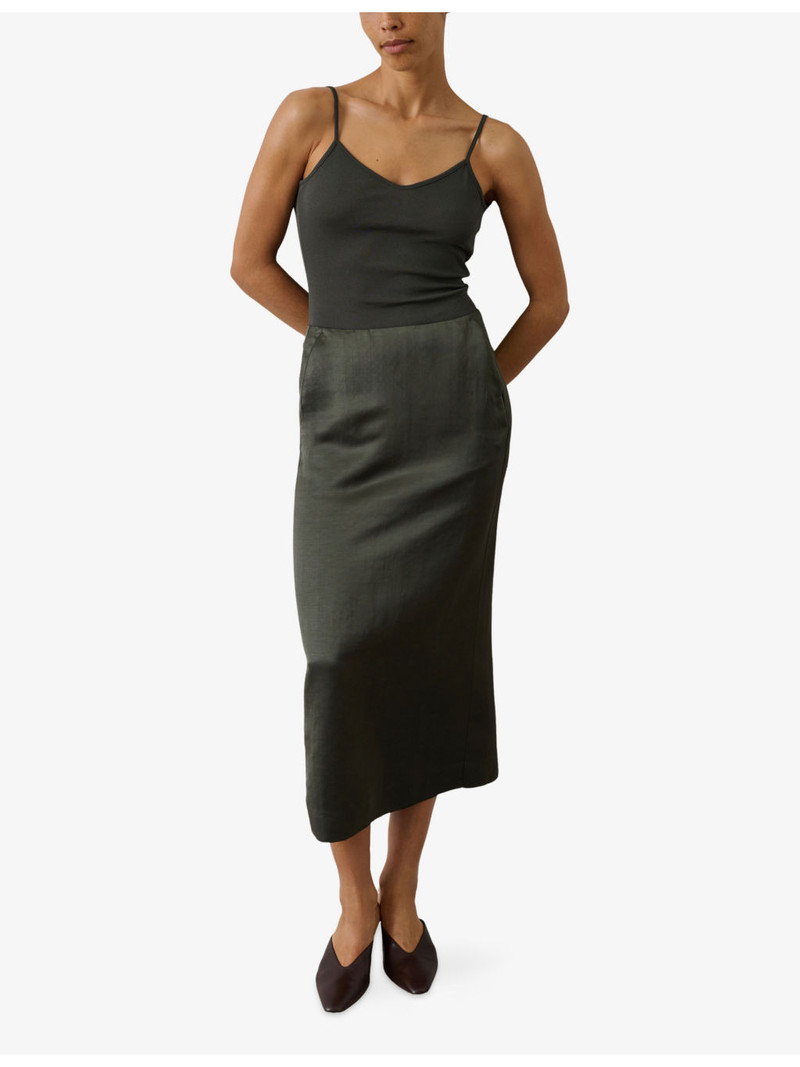 soeur Ila Open-Back Cotton-Blend Cami Top outlook