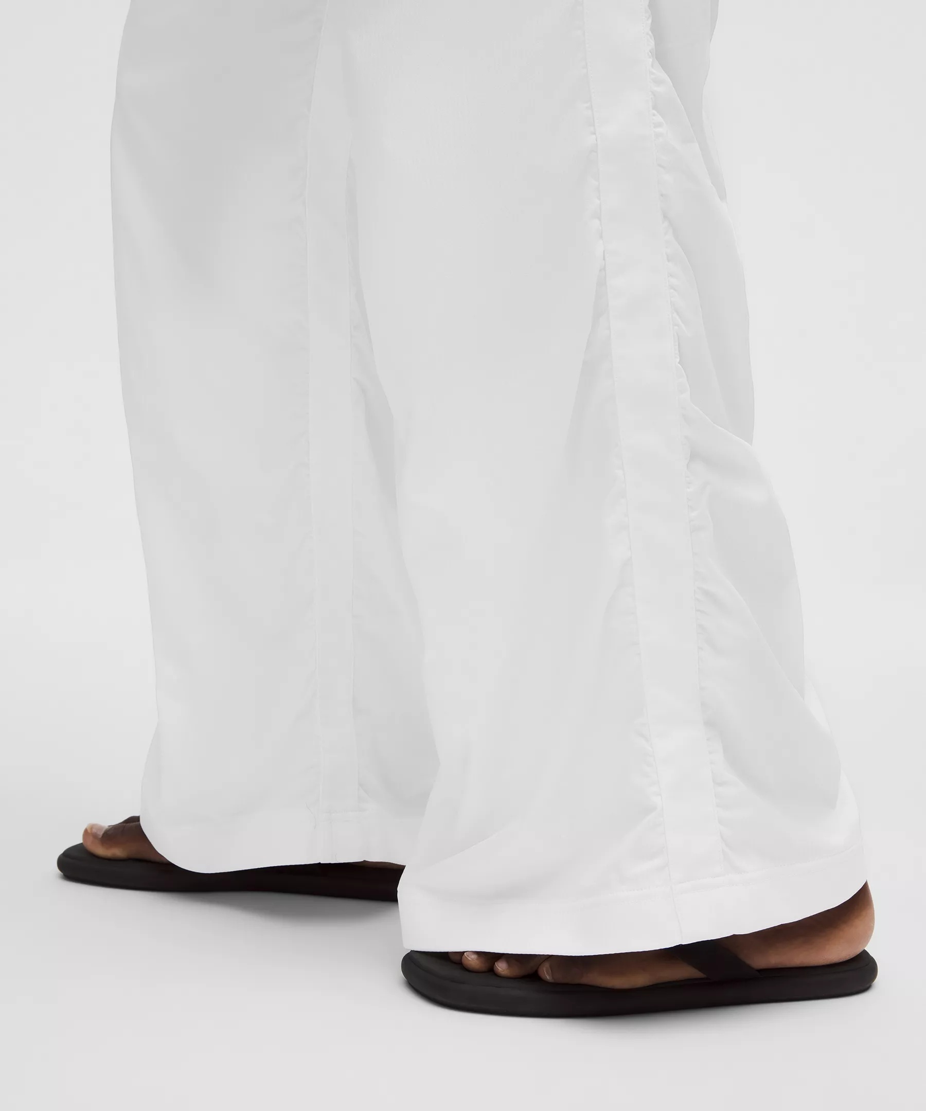 Ruched High-Rise Wide-Leg Pant - 6