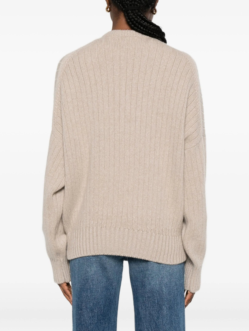 KHAITE Khaite Ribbed Sweater outlook