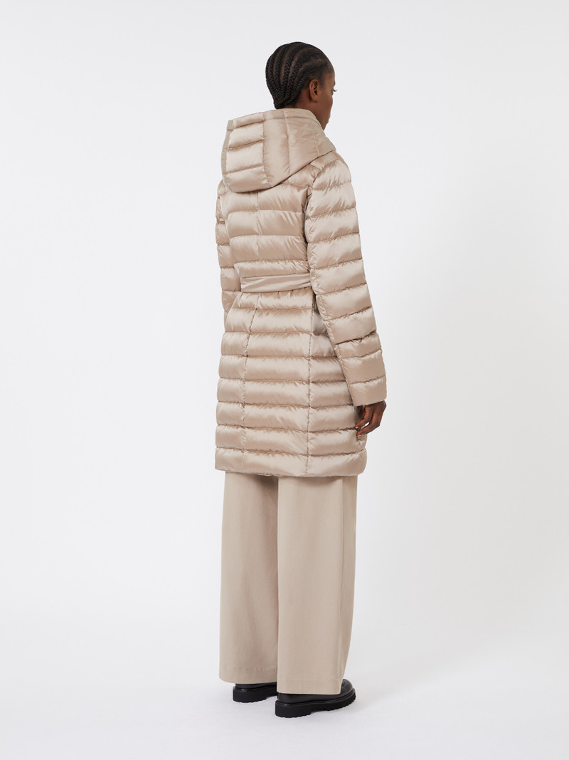 NOVEF Reversible down jacket in water-repellent satin 4