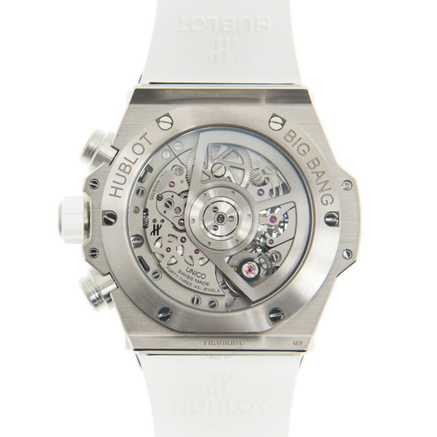 Hublot Big Bang Chronograph Automatic Diamond Silver Dial Men's Watch 441.NE.2010.RW.1104 - 4