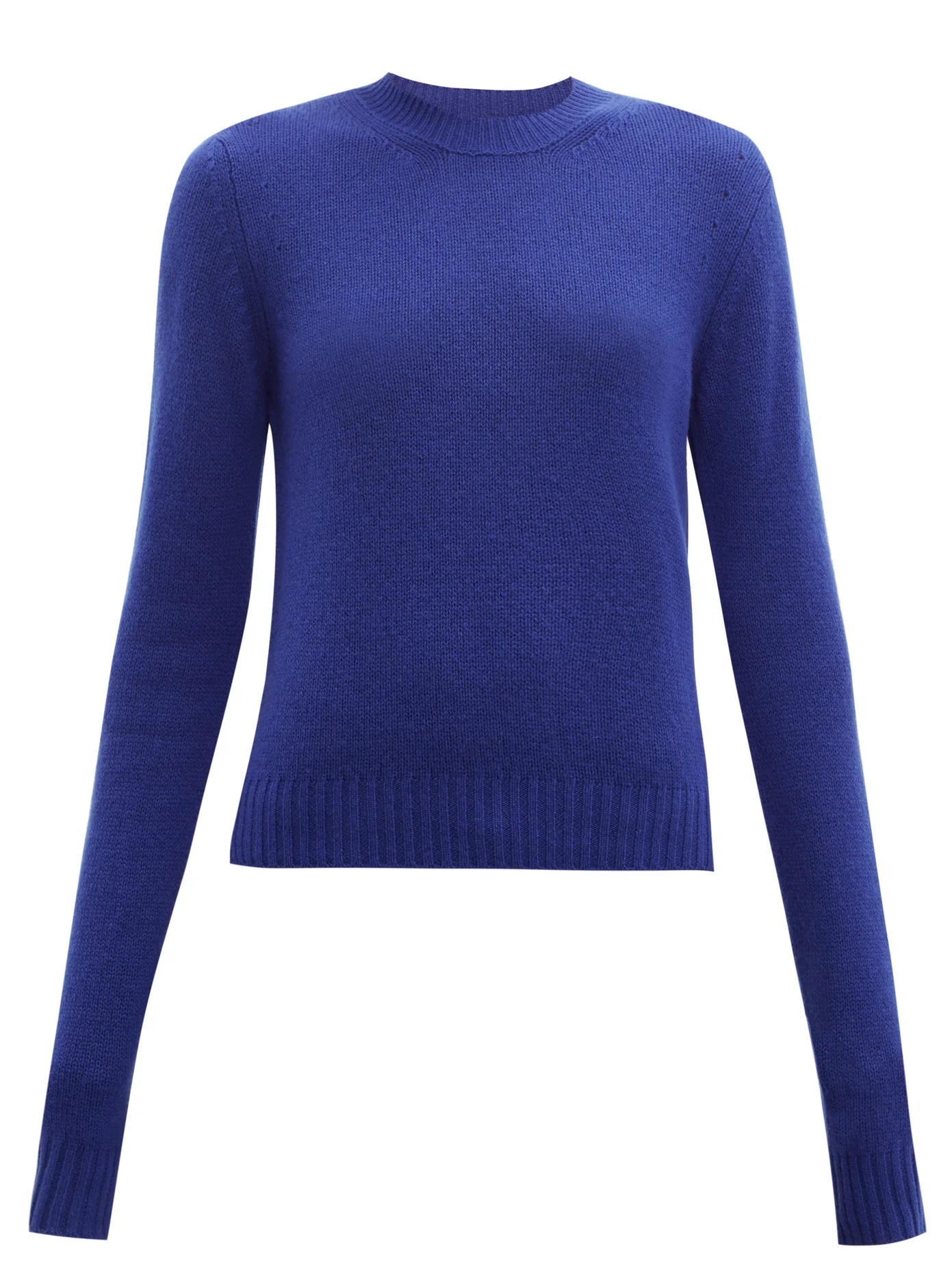 Exaggerated-sleeve cashmere-blend sweater - 1