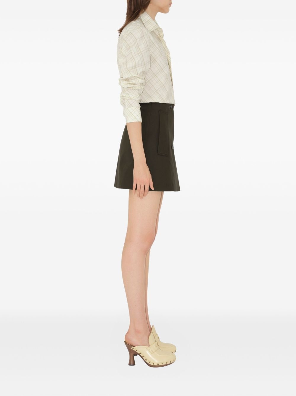 trench mini skirt - 2