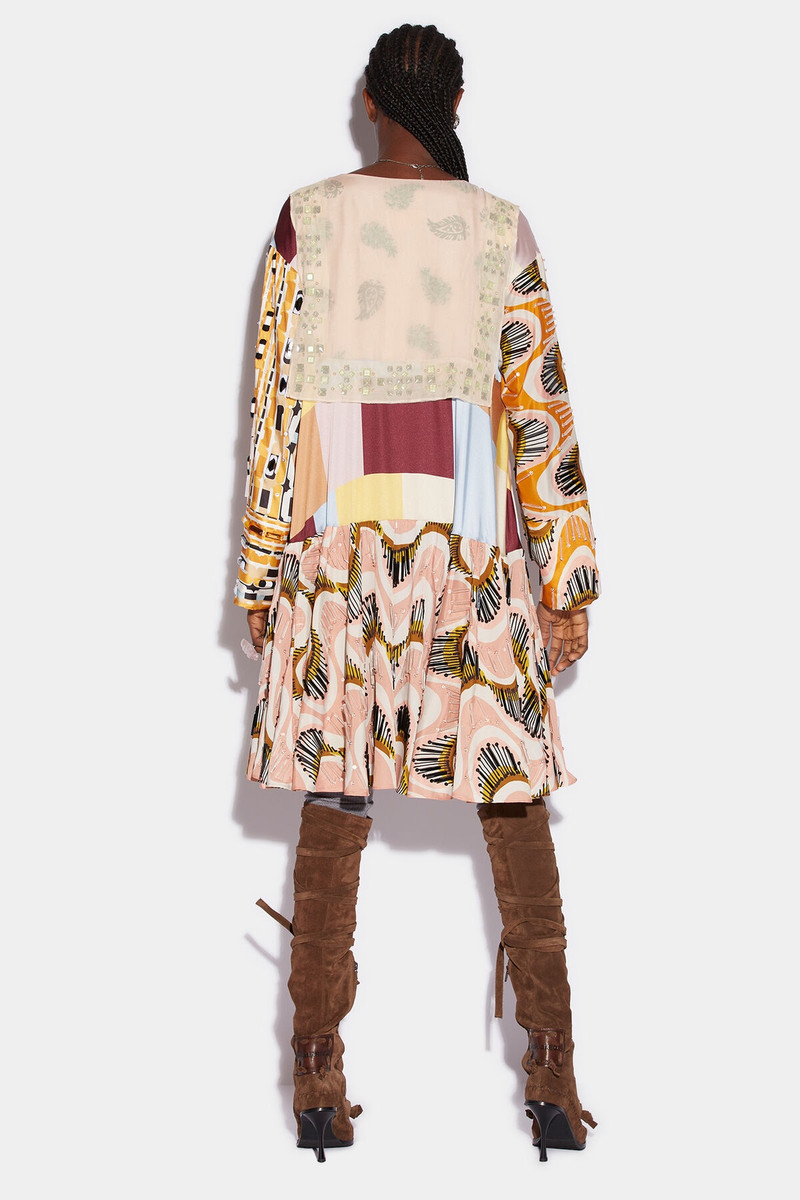 DSQUARED2 PRINT OBSESSION BOOHOO DRESS outlook