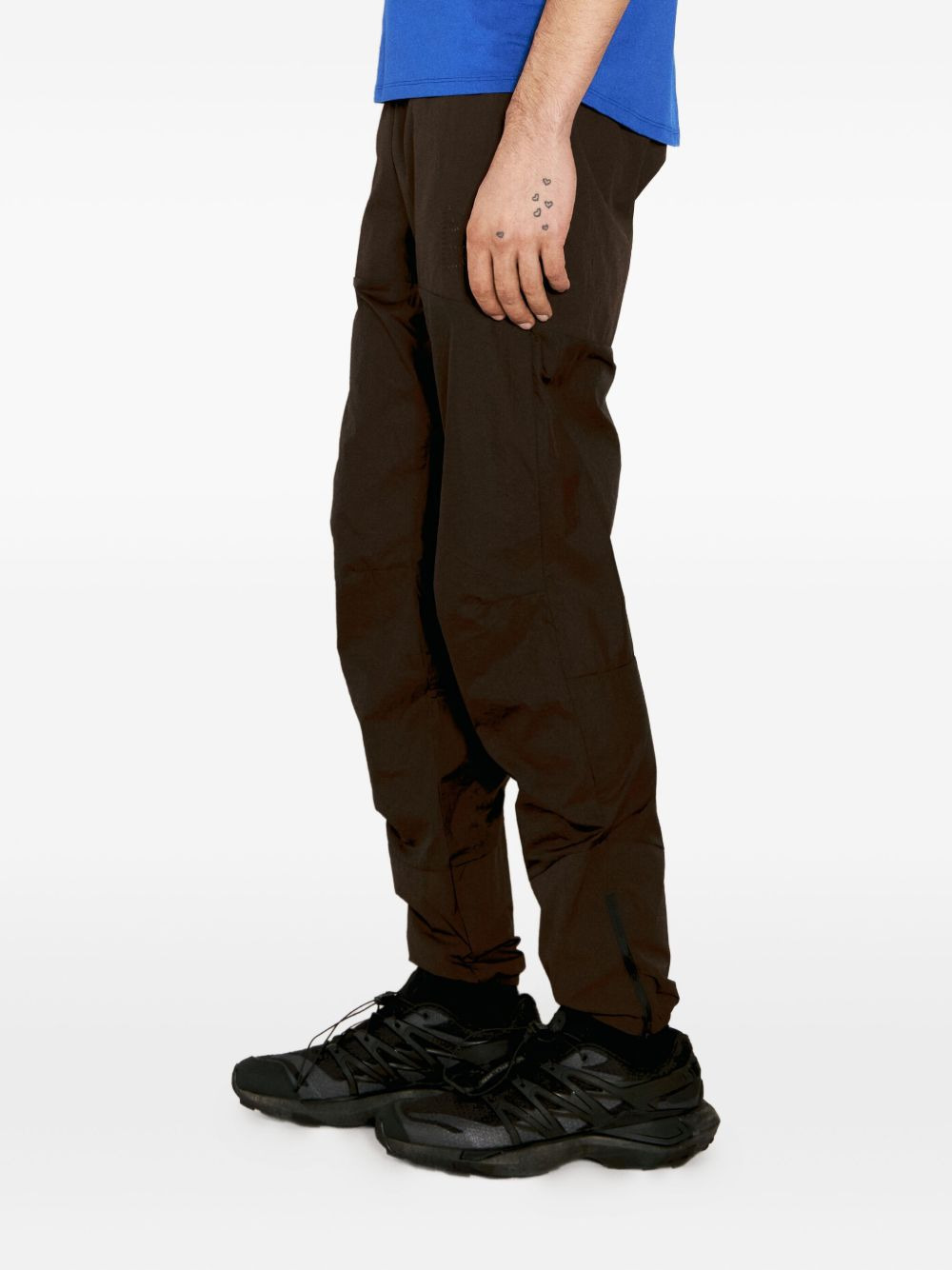 nylon tapered trousers - 3