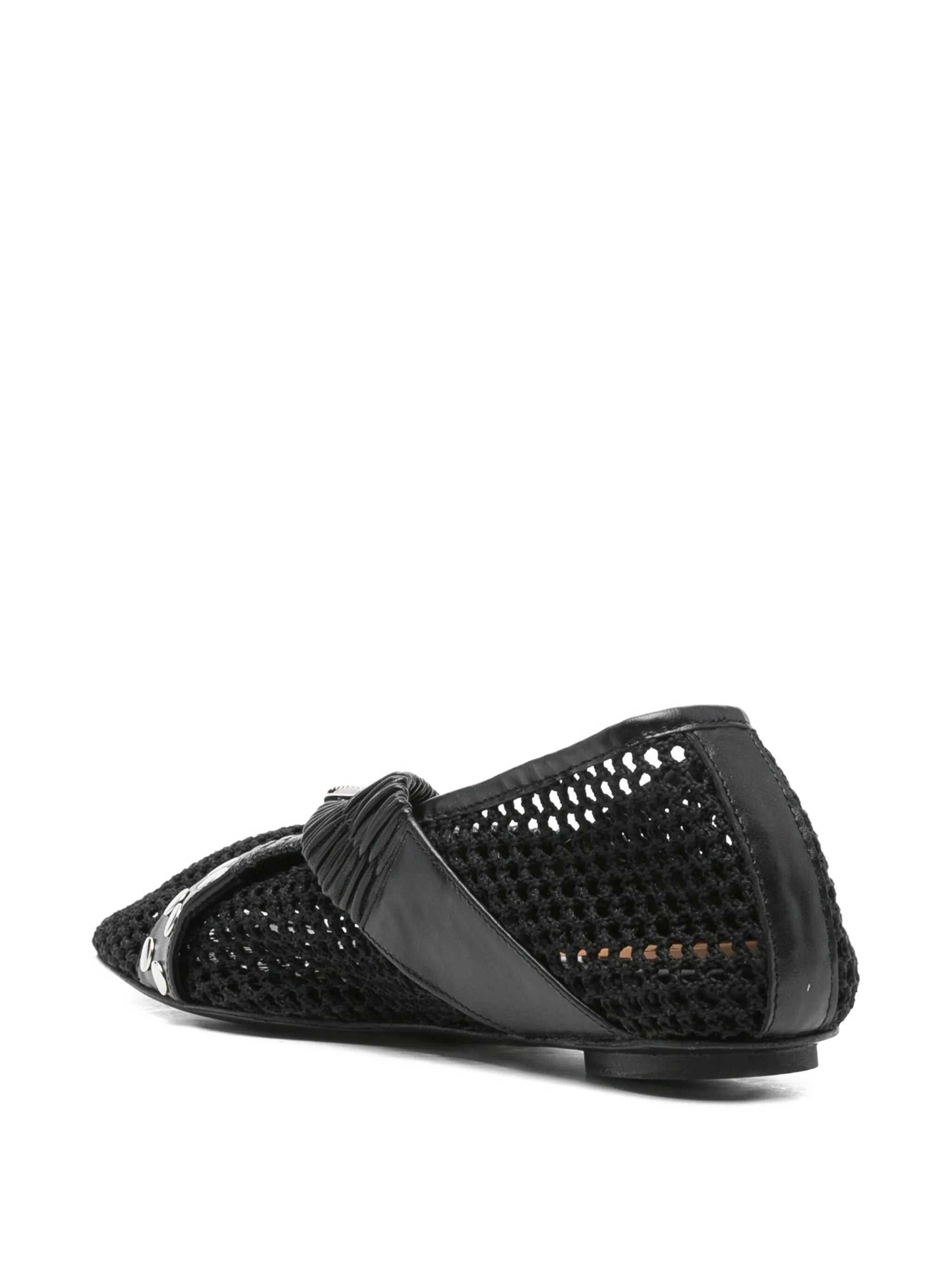 Toga Pulla Buckle-detail Mesh-detail Flats - 4