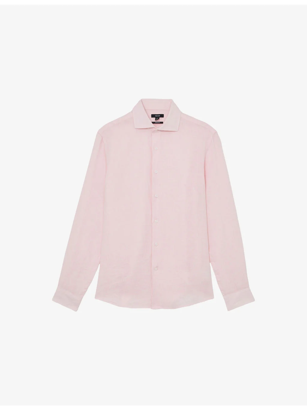 Ruban Cutaway-Collar Linen Shirt - 1