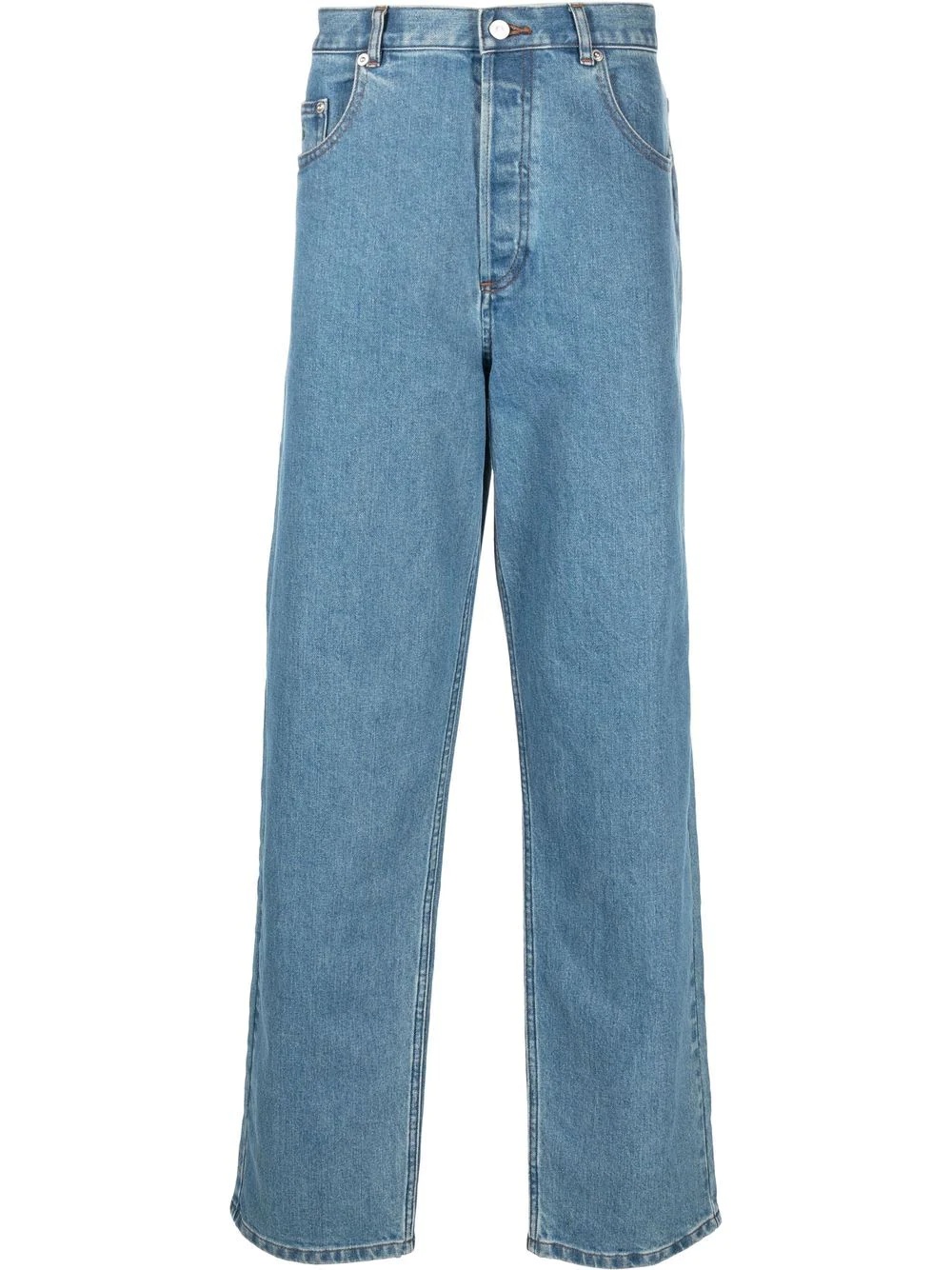 long-length straight-leg jeans - 1