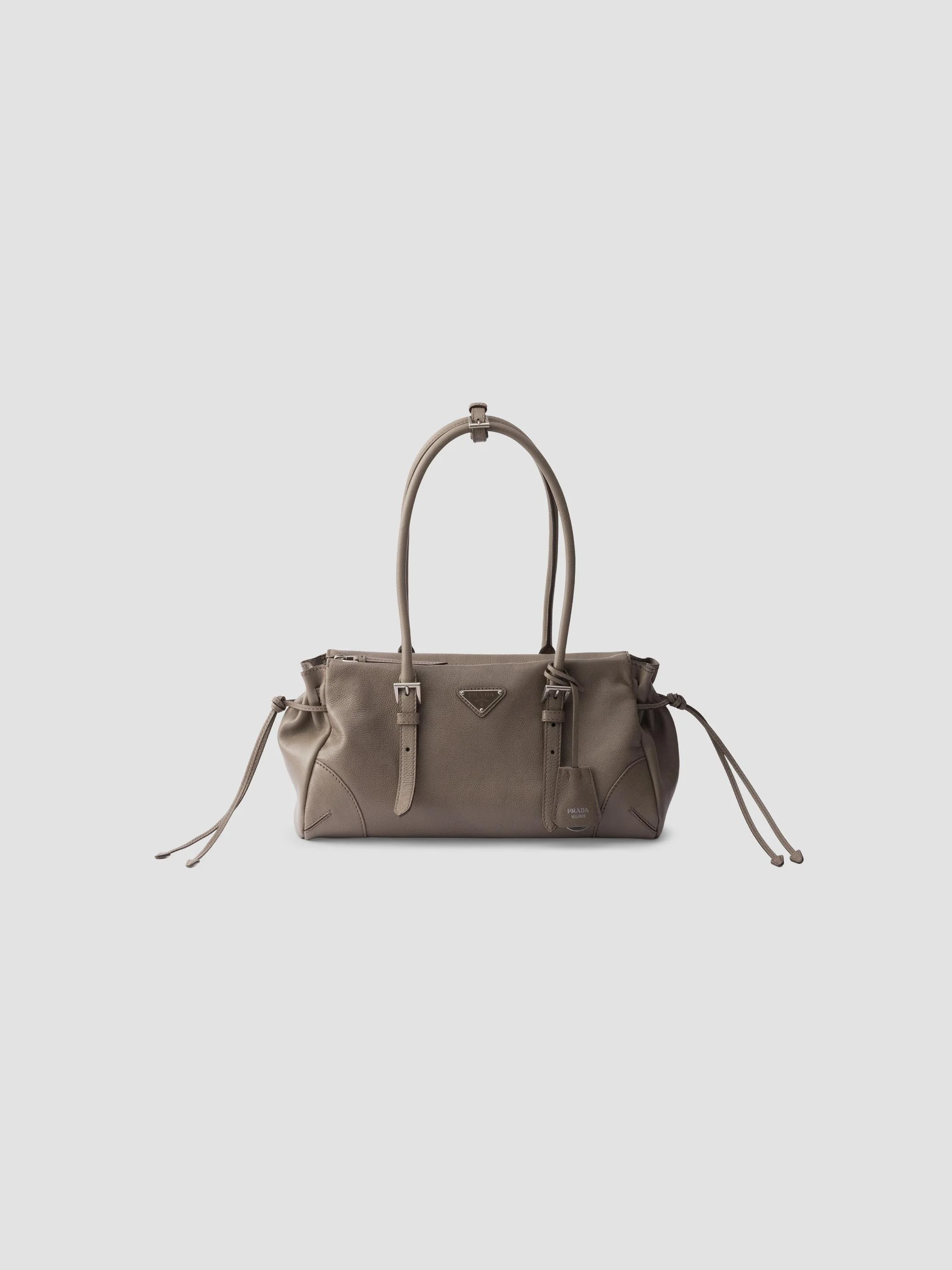 Women's Bonnie Medium Antiqued Leather Tote Bag - Grey - 1