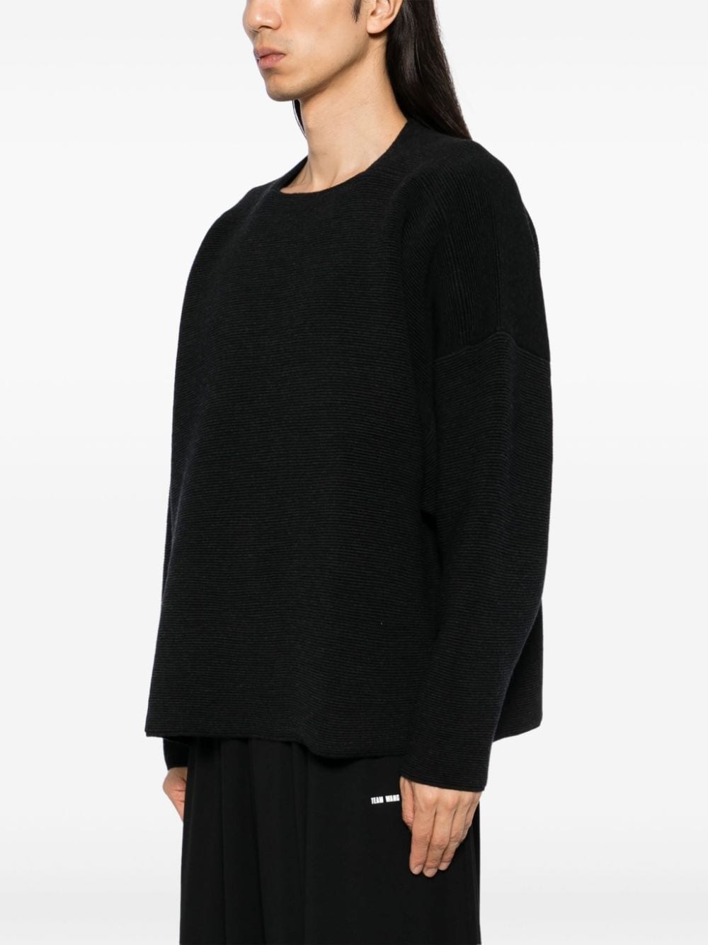 Ottoman straight neck jumper - 3
