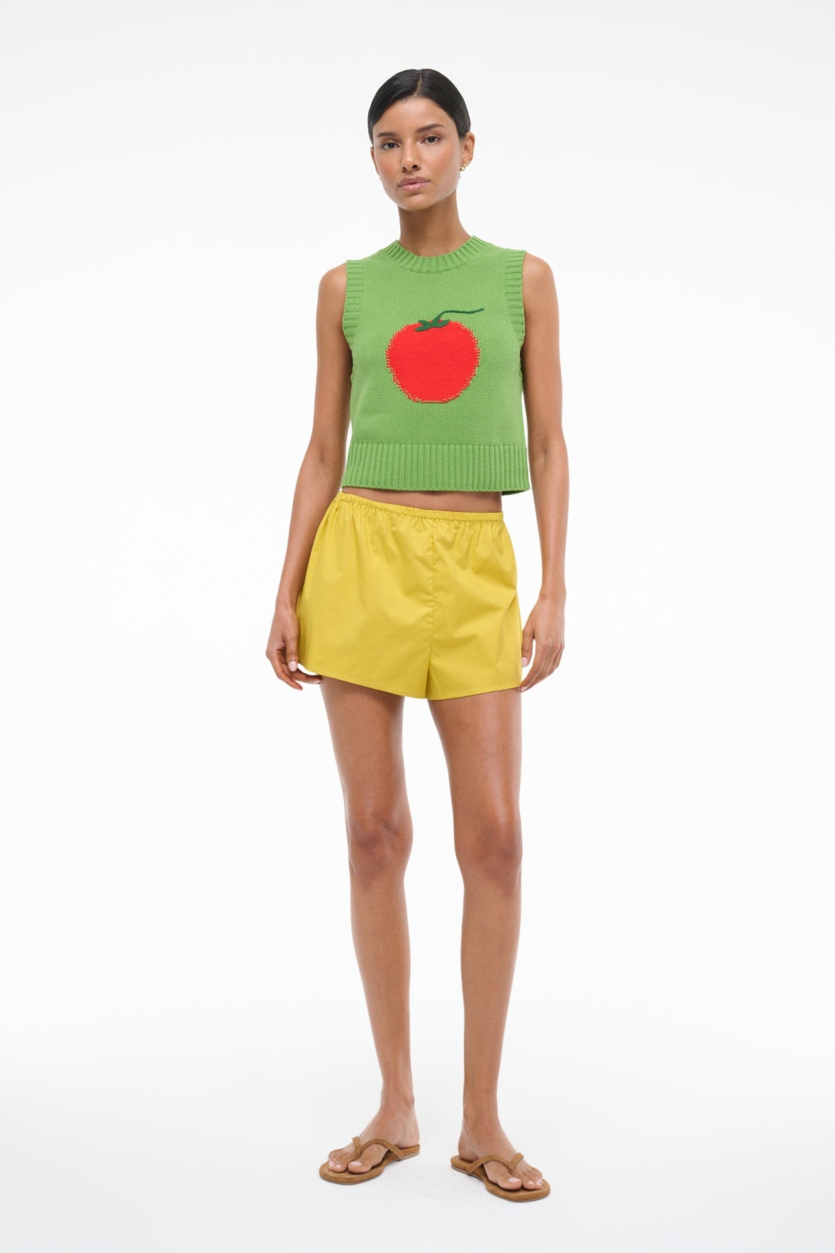 STAUD PINGO SWEATER ROMA LEAF - 7