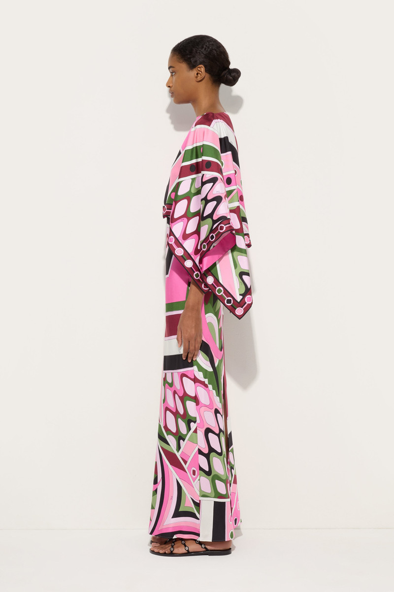 PUCCI VIVARA PRINT DRESS WITH SILK SHAWL outlook
