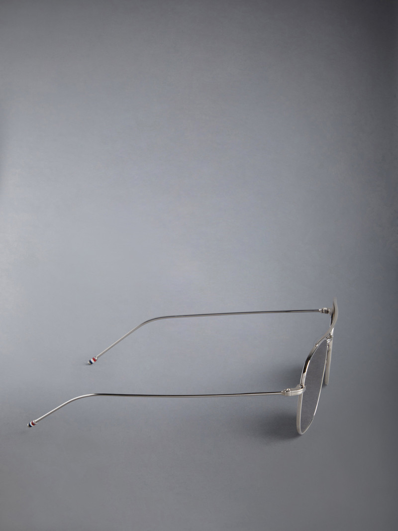 TITANIUM SQUARED AVIATOR SUNGLASSES 4
