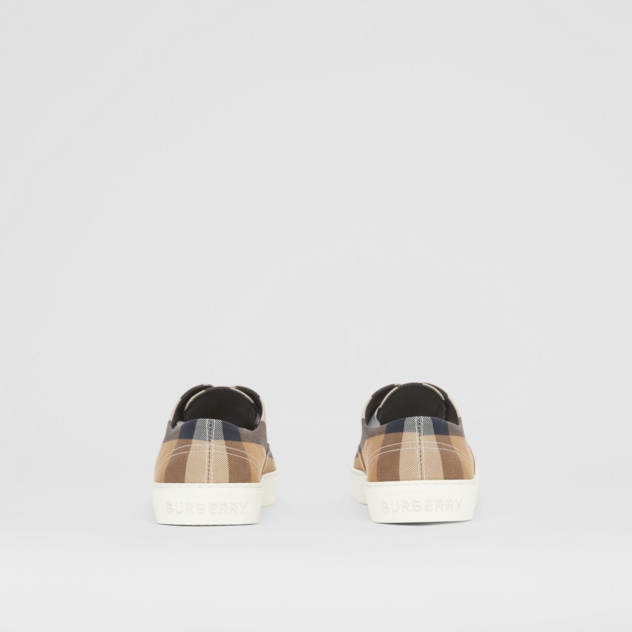 Bio-based Sole Check Cotton Point-toe Sneakers - 6