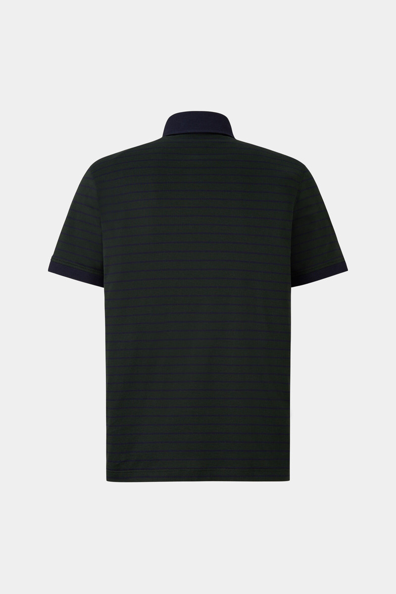 BOGNER Duncan polo shirt in Dark green/Navy blue outlook
