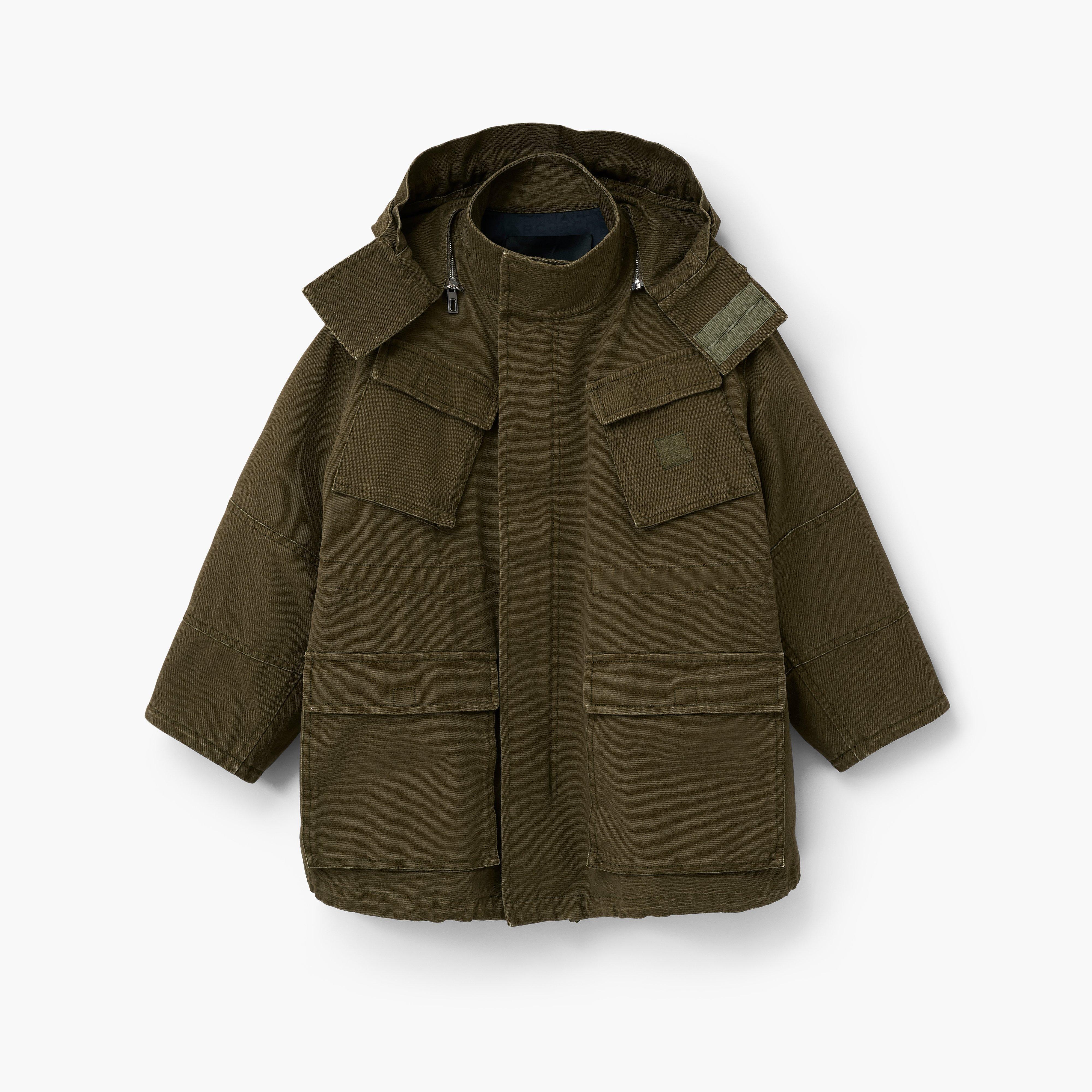 OVERSIZED CARGO CANVAS JACKET - 2