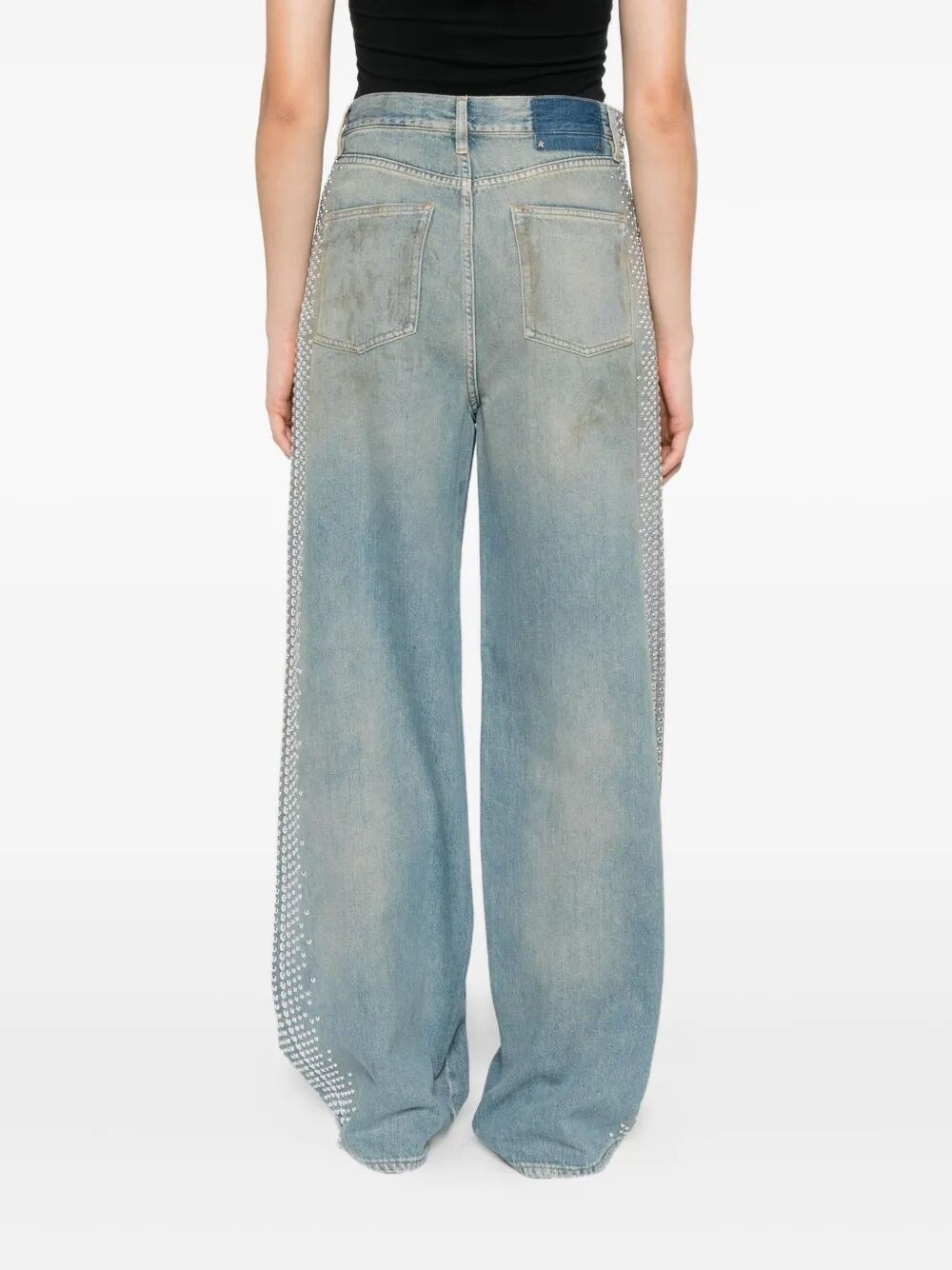 `Journey` `Melody` Boyfriend Jeans With Studs On Side - 5