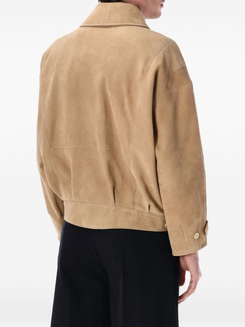 AURALEE suede bomber jacket outlook