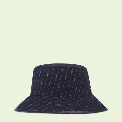 GUCCI Reversible GG and Horsebit bucket hat outlook