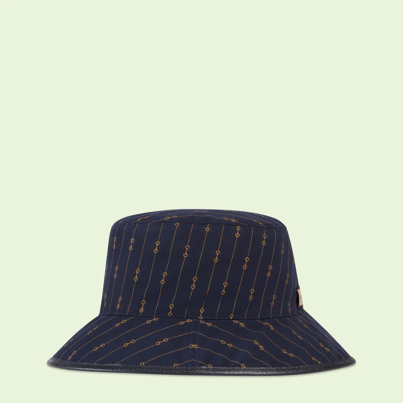 GUCCI Reversible GG and Horsebit bucket hat outlook