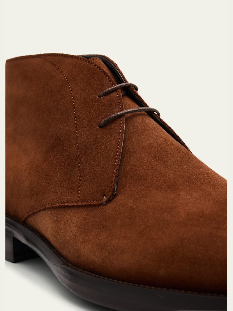 Brioni Men's Milano Suede Rubber-Sole Chukka Boots outlook