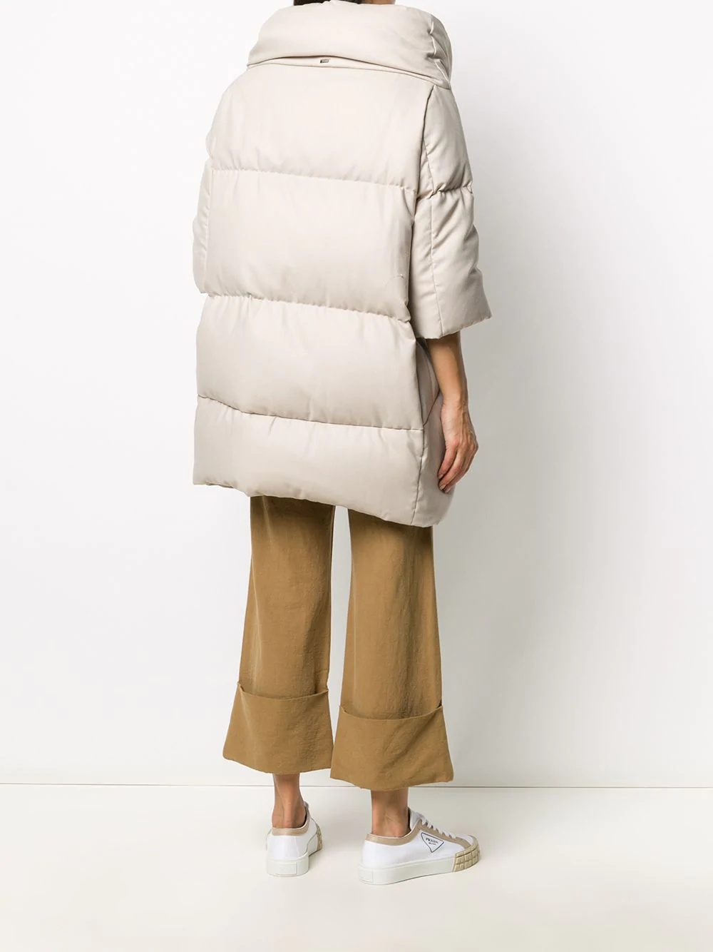 mid-length oversize puffer coat - 4