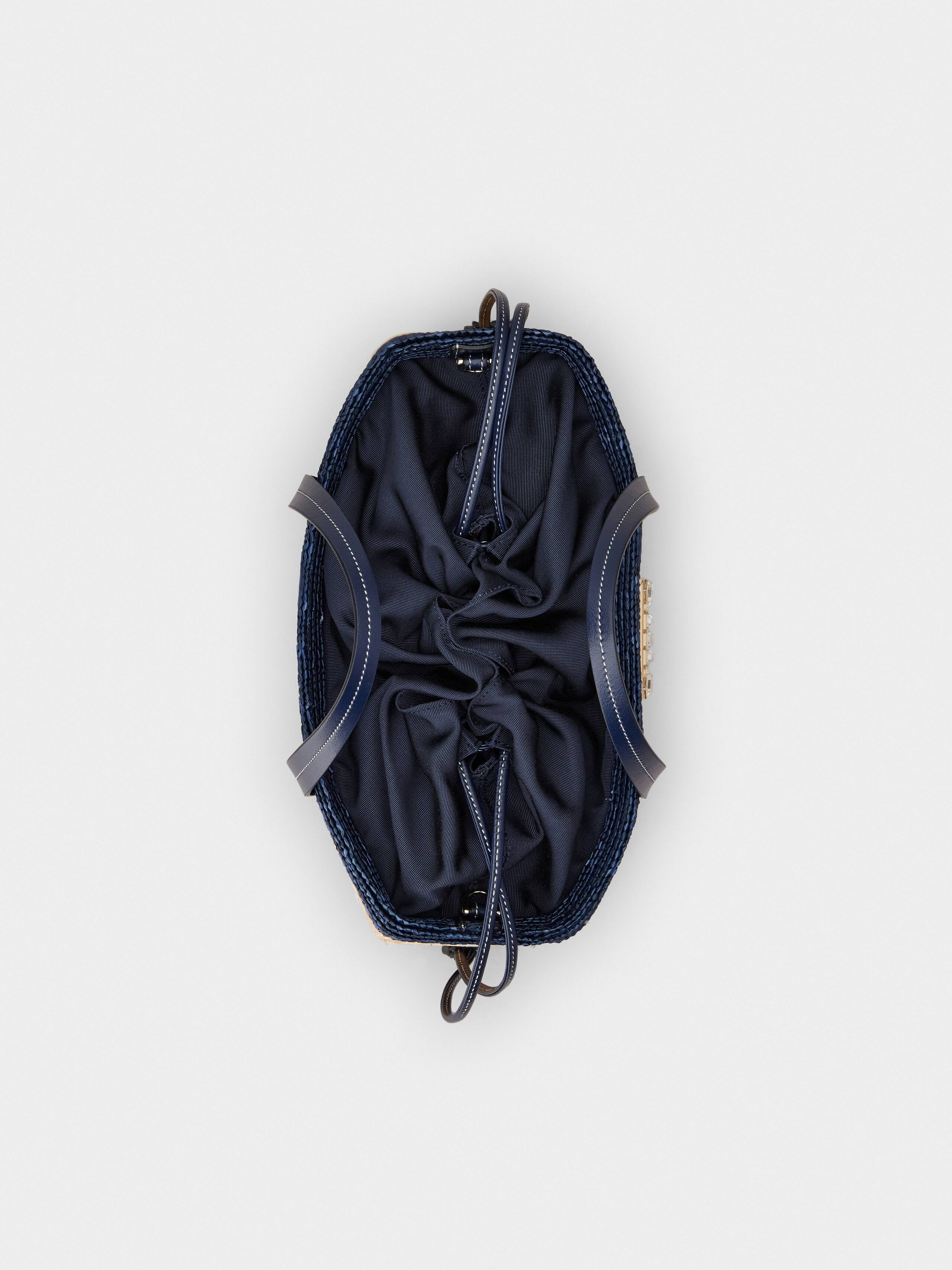 Viv' Skate Shopping Bag in raffia - 5