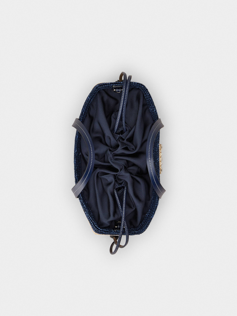 Viv' Skate Shopping Bag in raffia 5