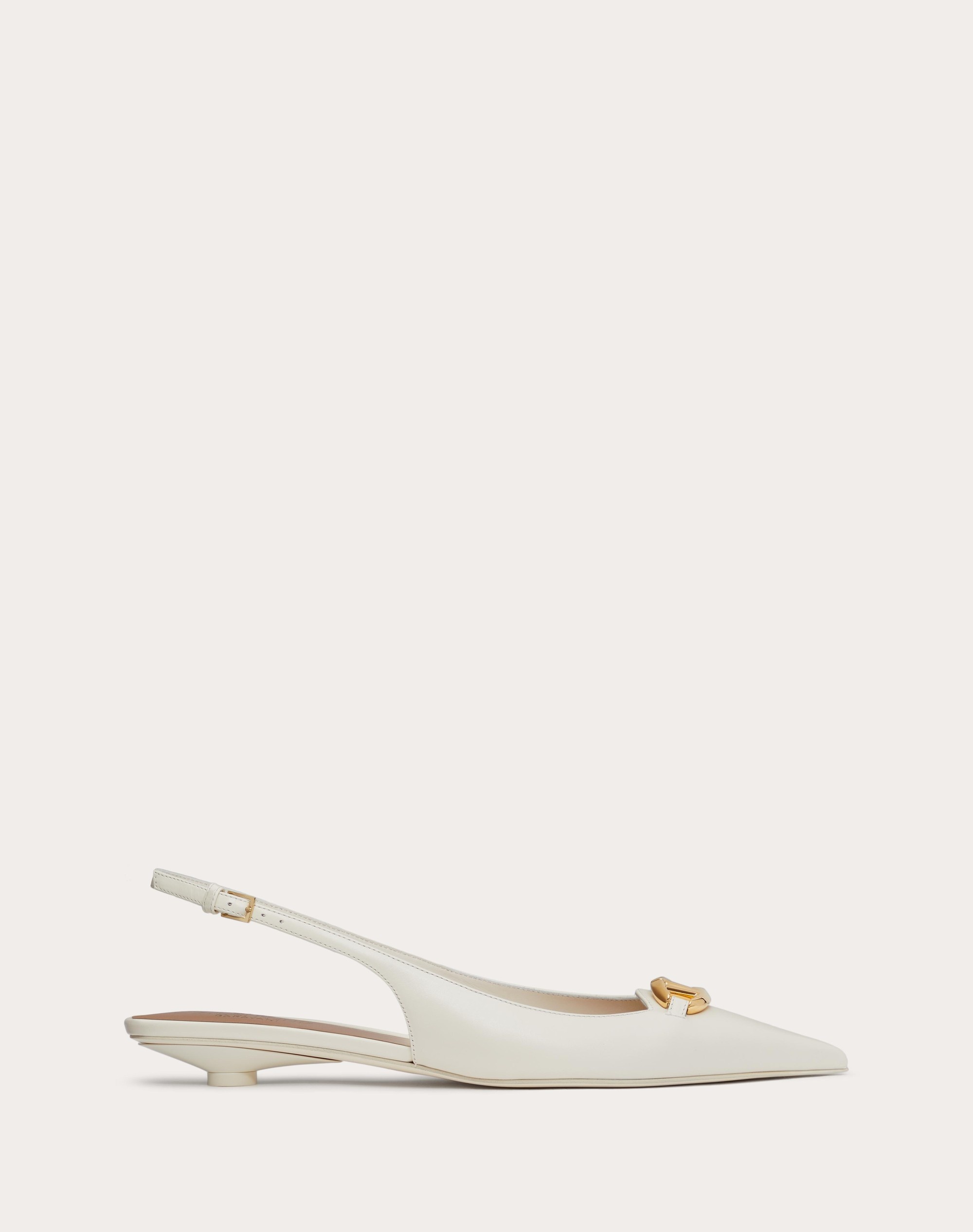 THE BOLD EDITION VLOGO CALFSKIN SLINGBACK BALLERINAS 20MM - 1