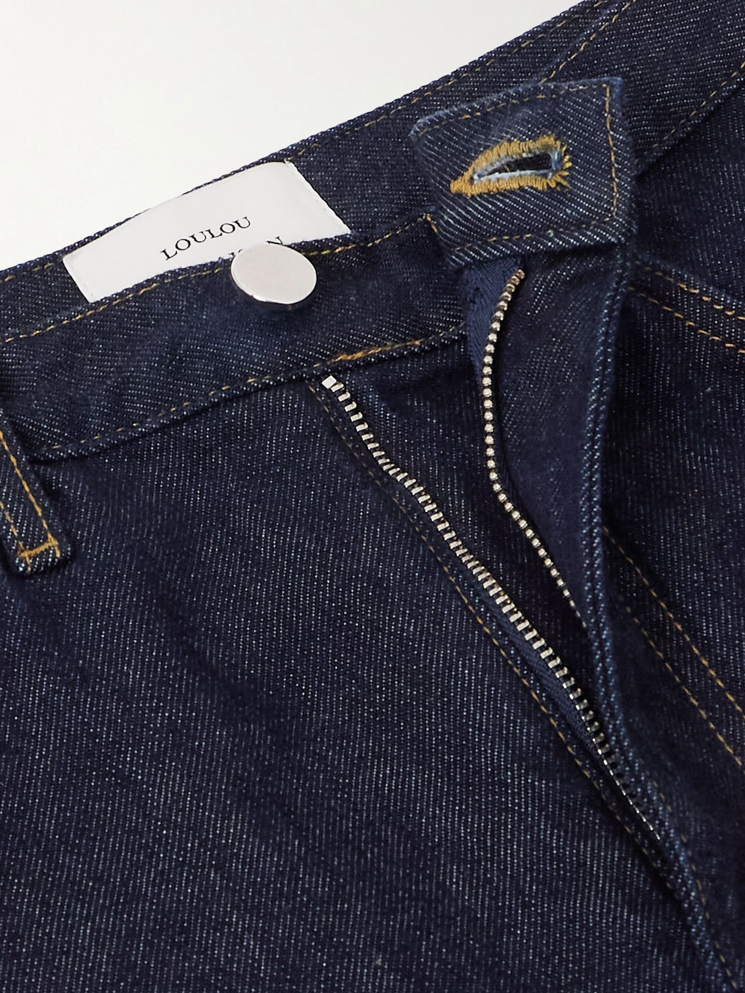 Jude organic high-rise straight-leg jeans Dark denim - 5