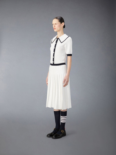 Thom Browne Cotton Pointelle Dress outlook