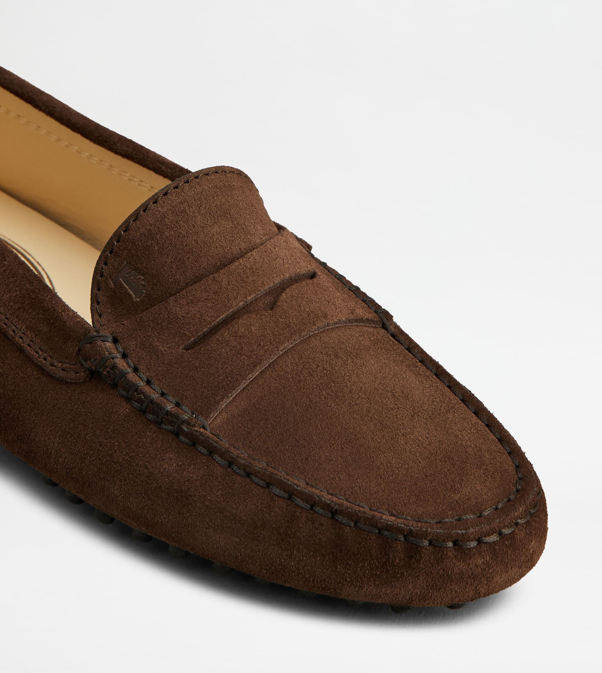 GOMMINO DRIVING SHOES IN SUEDE - BROWN - 7