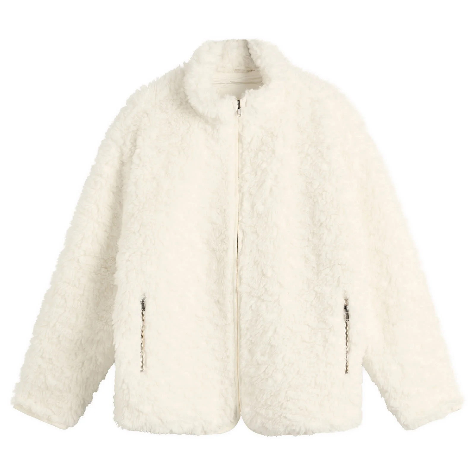 SKIMS Faux Fur Zip Up Jacket - 1