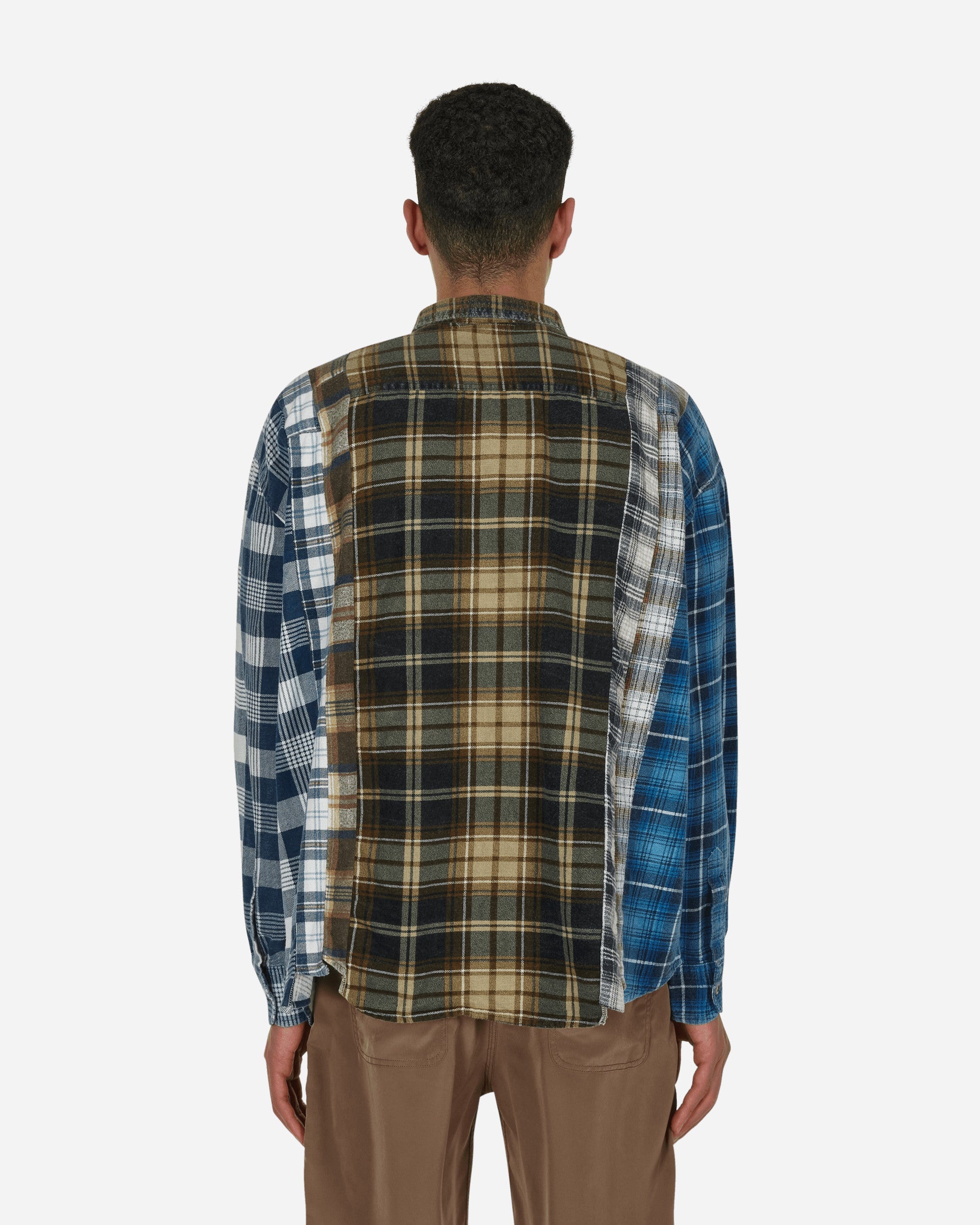 7 Cuts Wide Flannel Shirt Multicolor - 3