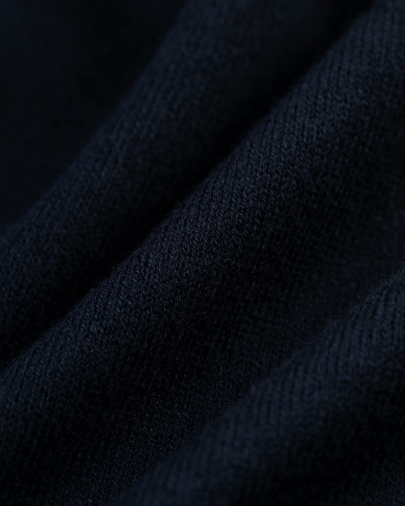 J. PRESS NAVY COTTON-WOOL HOODIE - TRIM FIT outlook