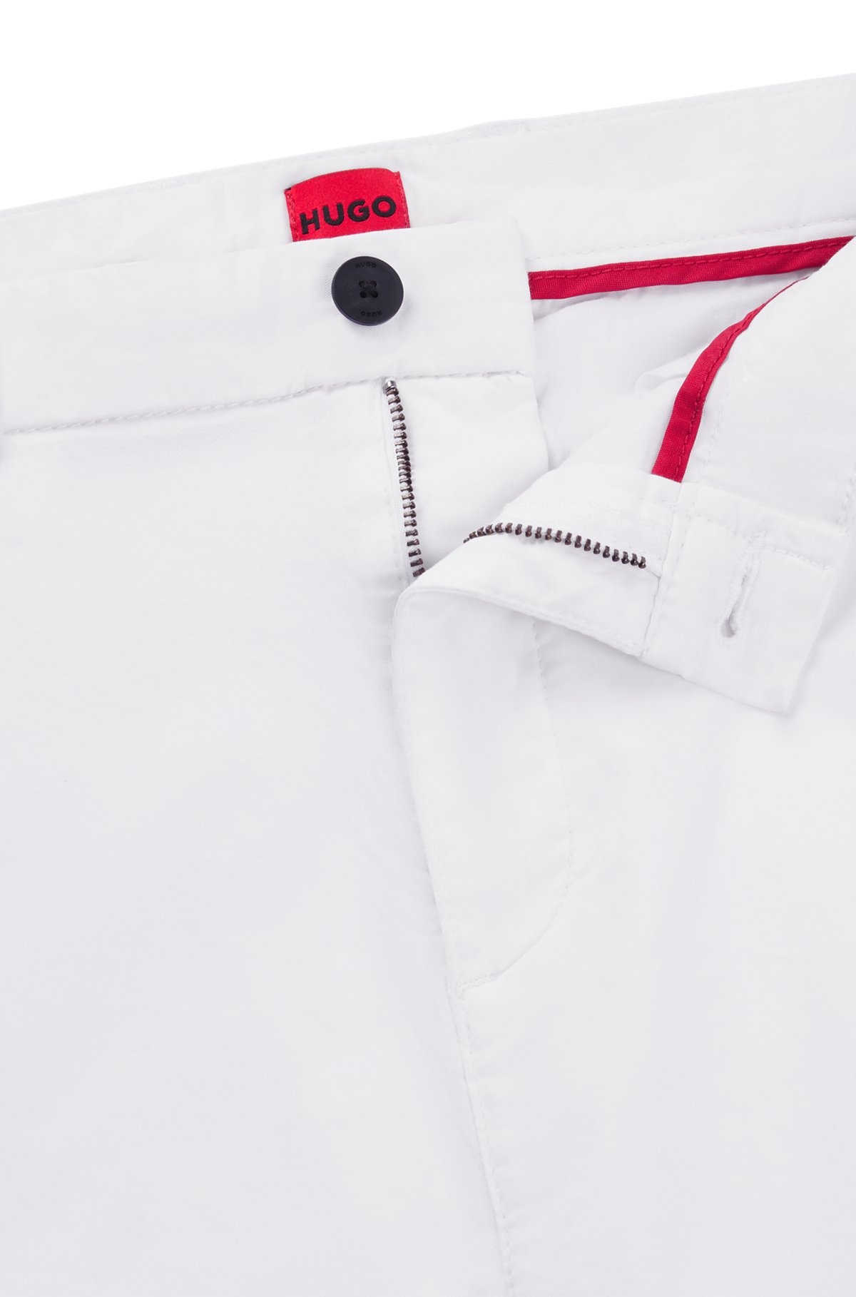 SLIM-FIT TROUSERS IN STRETCH-COTTON GABARDINE - 6