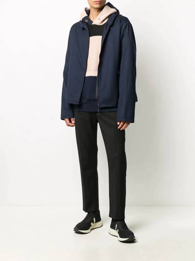 Y-3 hooded zip-up track jacket outlook