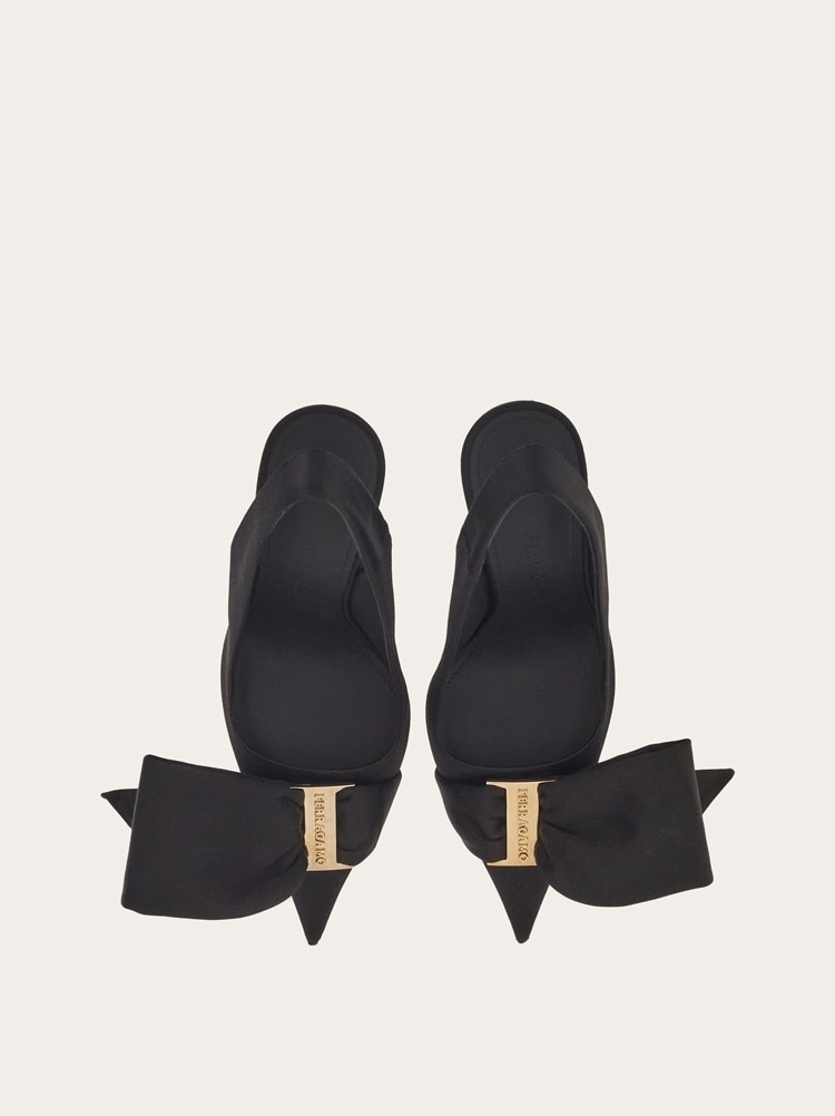 SLINGBACK WITH ASYMMETRIC BOW - 2