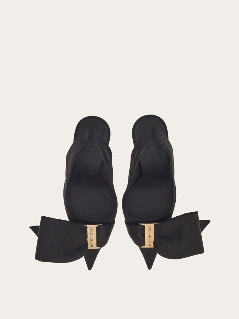 FERRAGAMO SLINGBACK WITH ASYMMETRIC BOW outlook