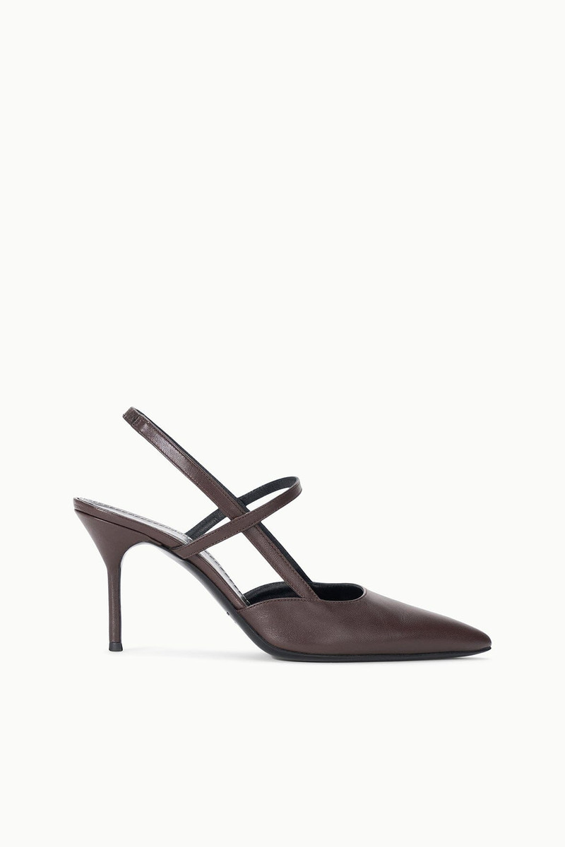 STAUD SEBASTIAN HIGH HEEL SLINGBACK ESPRESSO 1