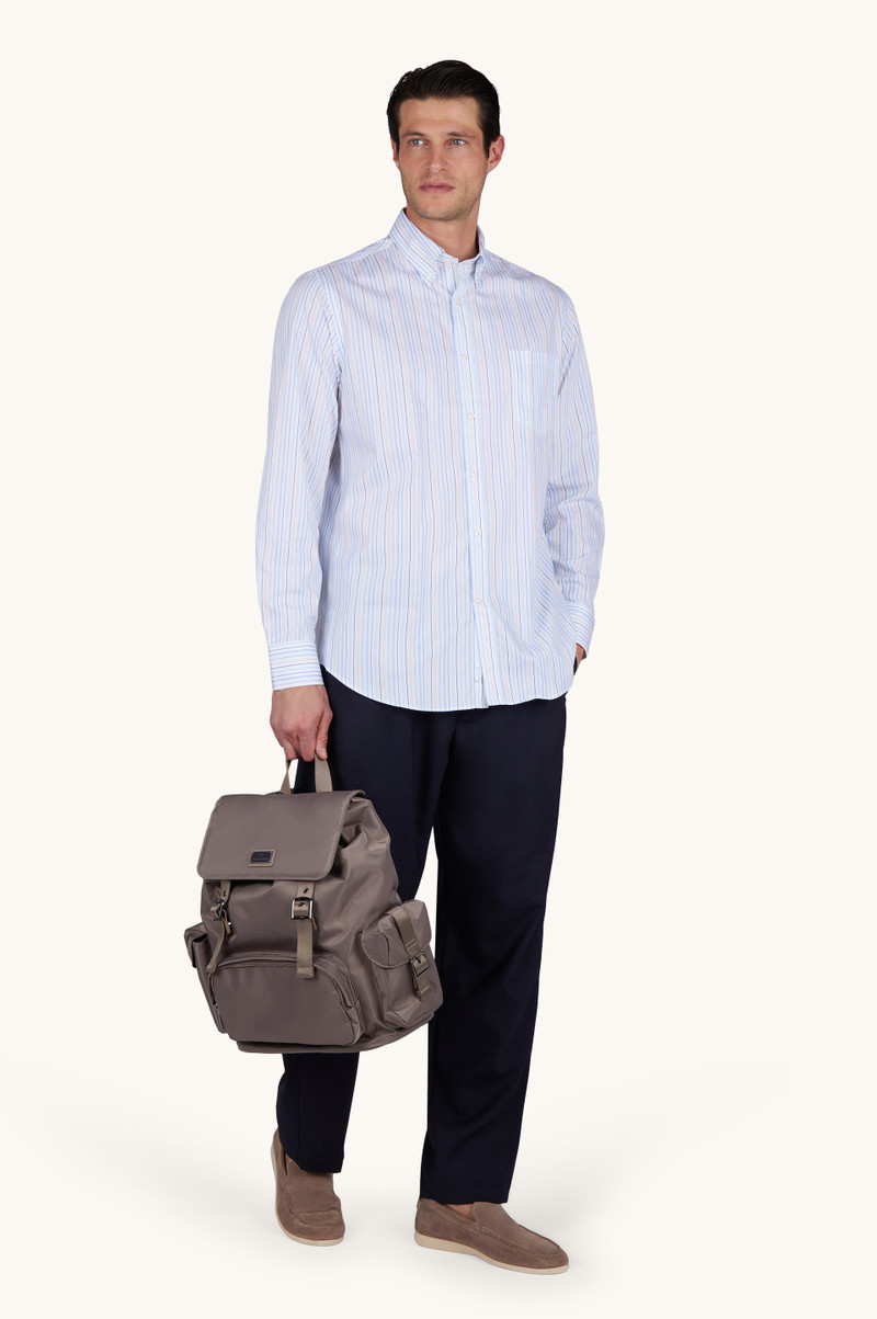 Paul & Shark COTTON TWILL SHIRT WITH STRIPED PATTERN outlook
