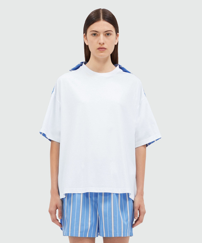 MSGM T-Shirt in mix of fabrics outlook