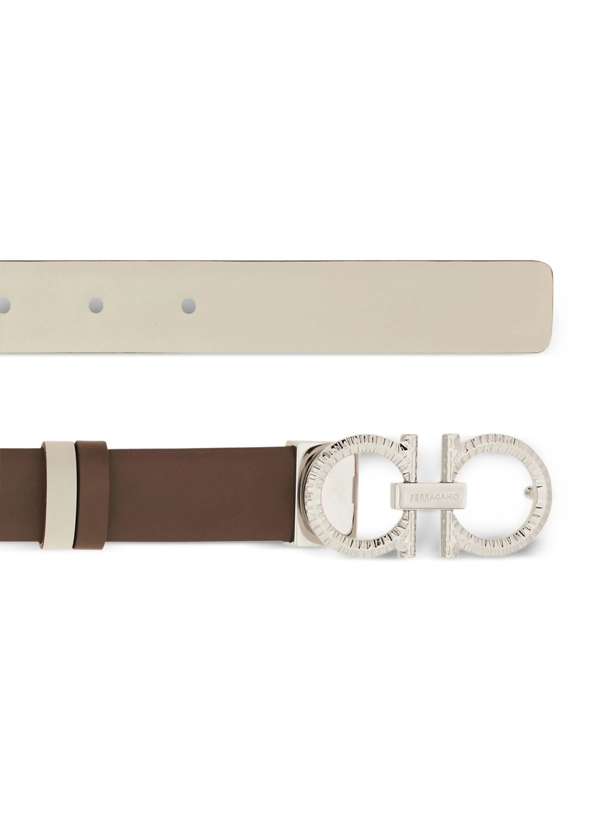 Ferragamo Reversible Adjustable Gancini Belt - 3