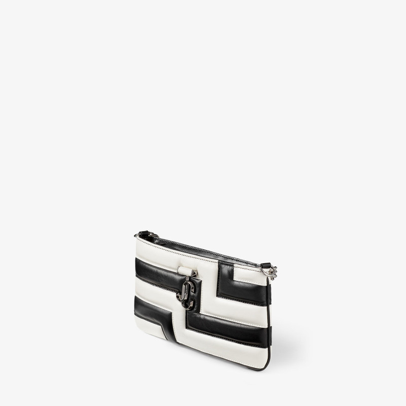 Avenue Slim Shoulder
Black and Latte Avenue Nappa Leather Shoulder Bag 3