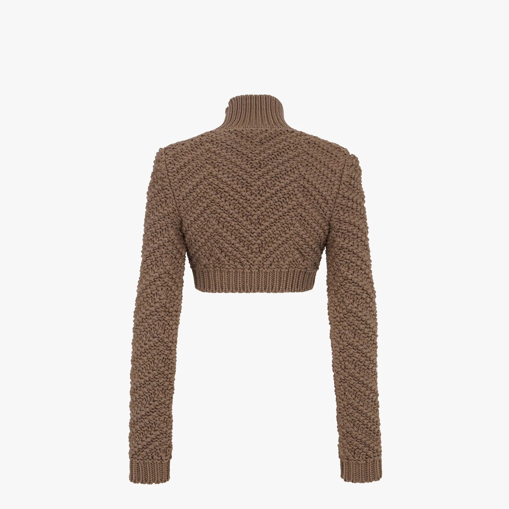 Brown wool sweater - 2